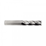 1/2" 2-Flute Uncoated Solid Carbide End Mill