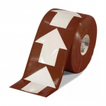 4 x 4" Wide Solid Tape, Brown 280 Arrow