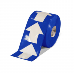 Floor Tape, 5.5" x 5.5", 200 Arrow, Blue