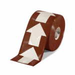 Floor Tape, 5.5" x 5.5", 200 Arrow, Brown