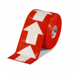 Floor Tape, 5.5" x 5.5", 200 Arrow, Red