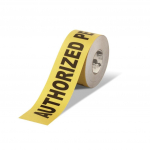 6" Wide Authorized Personnel Only Floor Tape