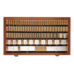 Series 516 Inch Square Gage Block Set in Box