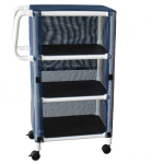 3-Shelf Utility Cart Shelf Size: 20" x 25"
