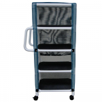4-Shelf Mini-Linen Cart with Mesh