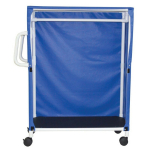 1-Shelf Linen Hanging Cart, 4" Casters