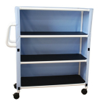 Non-Magnetic 3-Shelf Linen Cart, Cover