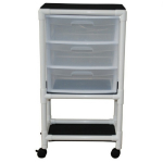 Non-Magnetic Cart with 3 Slide Out Drawers
