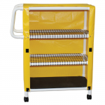 Woodtone 3-Shelf Utility, Linen Cart