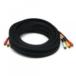 RCA Coaxial Composite Video Stereo Audio Cable, 25ft