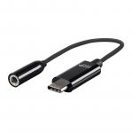 USB-C Digital to 3.5mm Auxiliary Audio Adapter Black