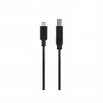 2.0 USB-C to USB-B Printer Cable 480 Mbps 3.3ft Black