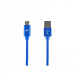 Palette Series USB 2.0 USB-C USB-A Cable 1.5ft Blue