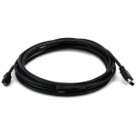 FireWire DV Cable, 6-4 Pin "Alpha", 15ft, Black