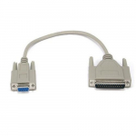 AT Modem DB-9F/DB-25M Molded Cable, 1ft