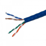 Cat5e Ethernet Bulk Cable Solid, 1000ft, Blue