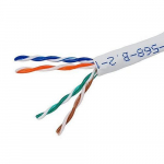 Cat5e Ethernet Bulk Cable Solid, 1000ft, White