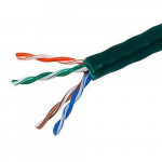 Cat5e Ethernet Bulk Cable Stranded, 1000ft, Green