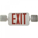 Square Head LED Combo Exit/Emergency Light