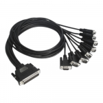 DB78 Male to 8 x DB9 Male Serial Cable, 1 m