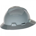 V-Gard Hat, Ratchet Suspension, Silver