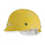 Bump Cap, Hard, Yellow with Plastic Suspension