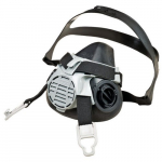Half-Mask Respirator, Black, Medium