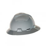 V-Gard Slotted Full-Brim Hat, Gray with Staz-On Suspension