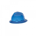 V-Gard Slotted Full-Brim Hat, Blue with Staz-On Suspension