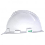 V-Gard Slotted Cap, White, with Fas-Trac III Suspension