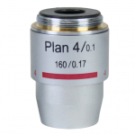 DIN 4x Plan Achromat Objective Lens,