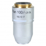 DIN 100xR Plan Achromat Objective Lens