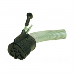 Rubber Exhaust Nozzle Triangular Spring-Loaded 3"