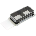 Black Cell Culture Chamber Slide, 2 Well