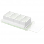 White Cell Culture Chamber Slide, 4 Well