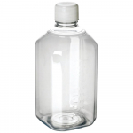 1000mL PC Square Media Bottle, Sterile