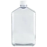 5 L PC Square Storage Bottle, Sterile