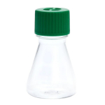 125mL PC Conical Flask, Flat Bottom, Vent Caps