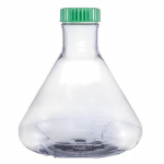 2L PC Conical Flask, Flat Base, Seal Cap