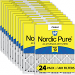 10x10x1 Pleated MERV 10 Air Filters 24 Pack