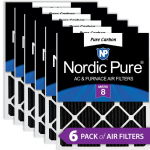 Odor Reduction Furnace Air Filters 6 Pack