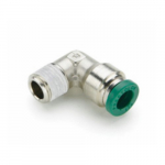 Nickel Tube Fitting 3/8" x 3/8" NPT Male Swivel Elbow