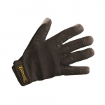 Cut Resistant Mechanics Gloves, Large, Black