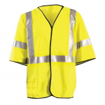 Flame Resistant Solid Vest, Yellow, Large