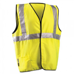 Flame Resistant Cotton Solid Vest, Yellow, 2XL