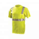 T-Shirt Reflective Stripe Yellow 4XL