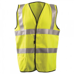 Flame Resistant Stripe Vest, Yellow, 2XL