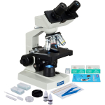 Microscope w/ Slide Preparation Kit, Blank Slides