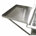 Removable Stainless Steel Knockdown Drainboard 18" x 21"