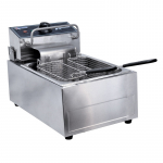 6 qt Single Countertop Electric Fryer 220V 1Ph 2500W